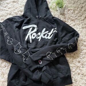 Black Rylo Hoodie with Logo
